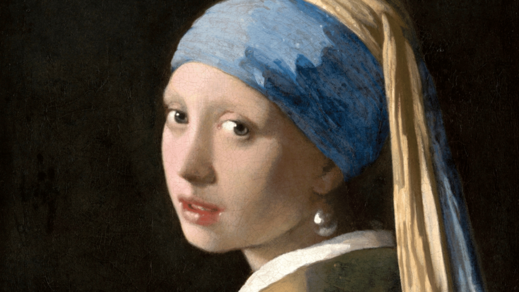Dziewczyna z perłą. Vermeer.
