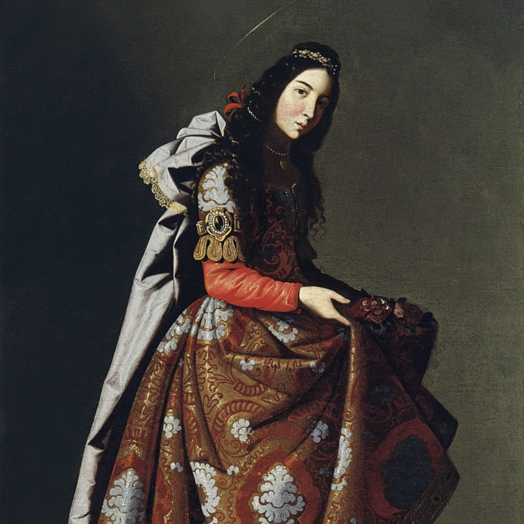 Madryt dla początkujących. Paweł Bień. Wyprawy ze Sztuką, Święta Kasylda, 171 × 107 cm, 1630–1635, Muzeum Thyssen-Bornemisza